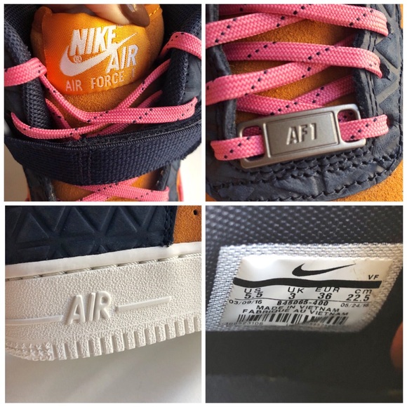 Nike Air Force 1 Suede High Top Sneakers - Picture 7 of 8